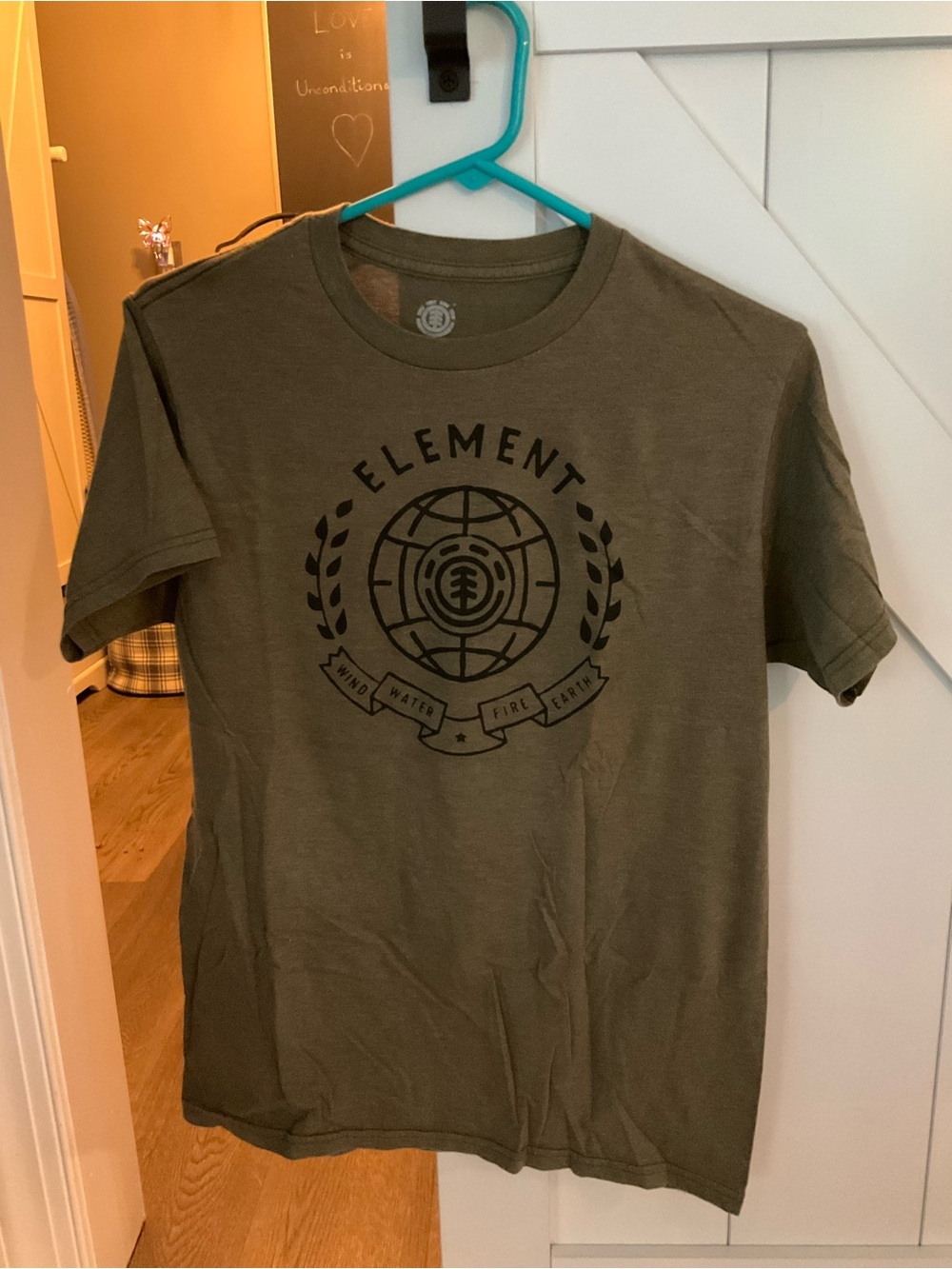 Element Olive Green Short Sleeve Graphic Tee